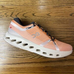 On Cloudsurfer 2 Tangerine Ivory Orange White Running Shoe Mens Size 10.5 12 NEW